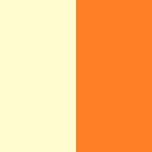 Creamy / orange