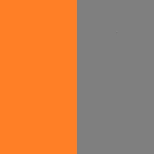 Orange / gray